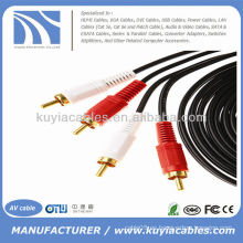 16FT 2RCA a 2RCA Cable 5m Audio Cable de video Cable